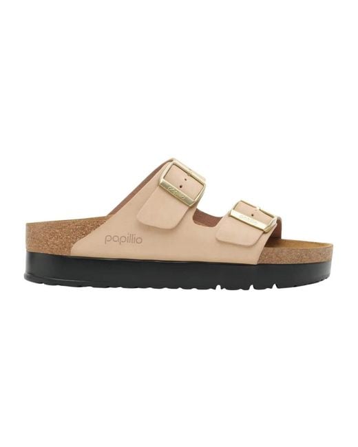 Birkenstock Brown Sliders