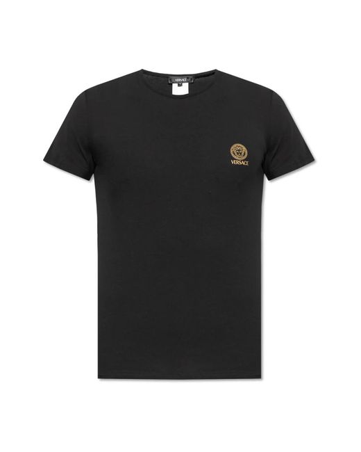 Versace T-shirts And Polos Black for men