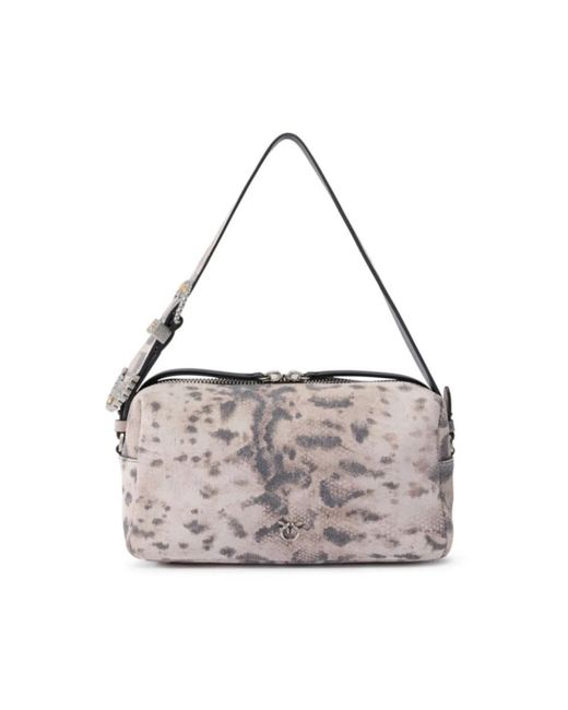Pinko Gray Shoulder Bags