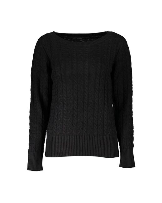 Guess Black Round-neck knitwear