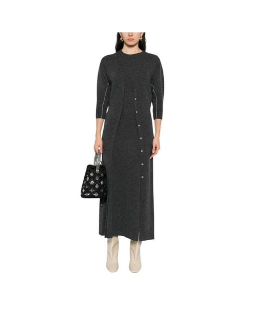 Rabanne Black Knitted Dresses