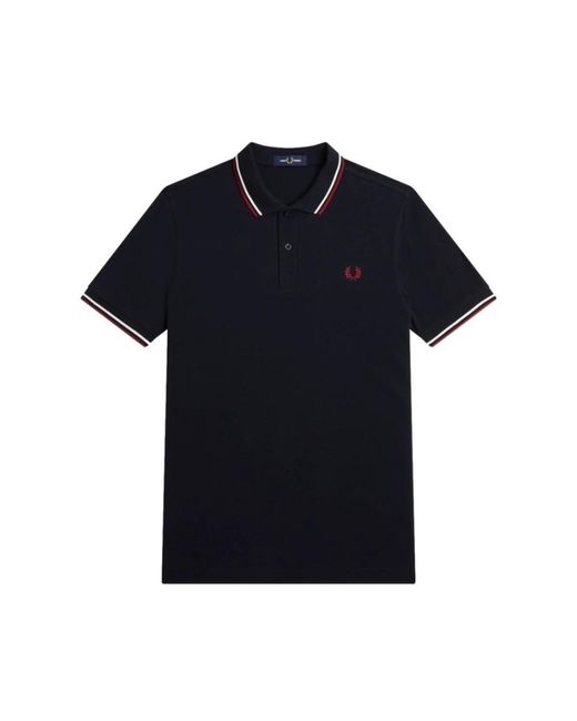 Fred Perry Twin Tipped Poloshirt in Blue für Herren