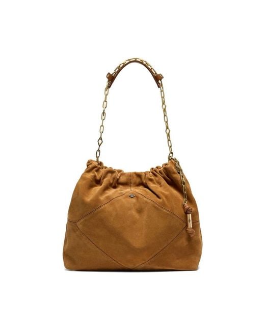 Ba&sh Brown Shoulder Bags