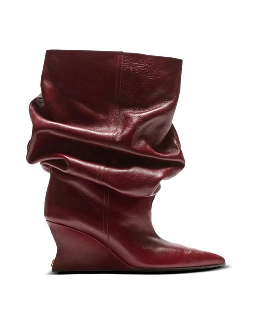 Ankle Boots di Balmain in Red