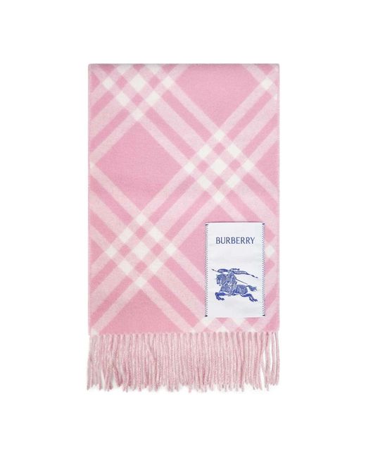 Burberry Pink Winter Scarves