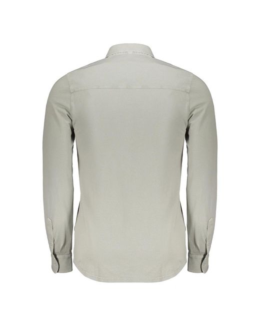 Fedeli Gray Casual Shirts for men