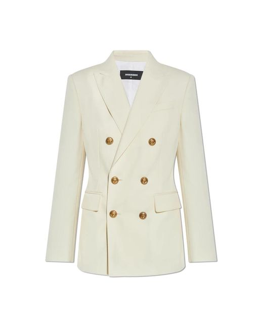 DSquared² Wollen Blazer in het White