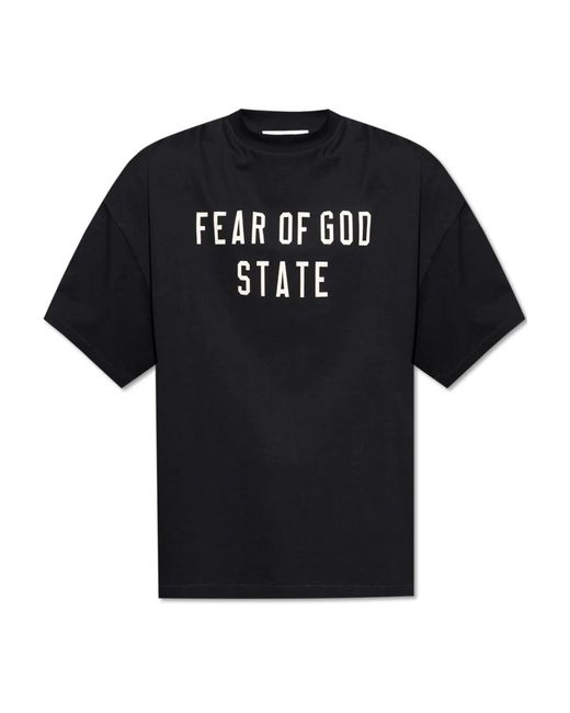 T-Shirts Fear Of God de hombre de color Black