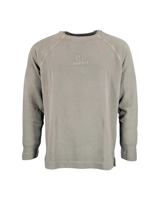 C P Company Gray Sweatshirts for men
