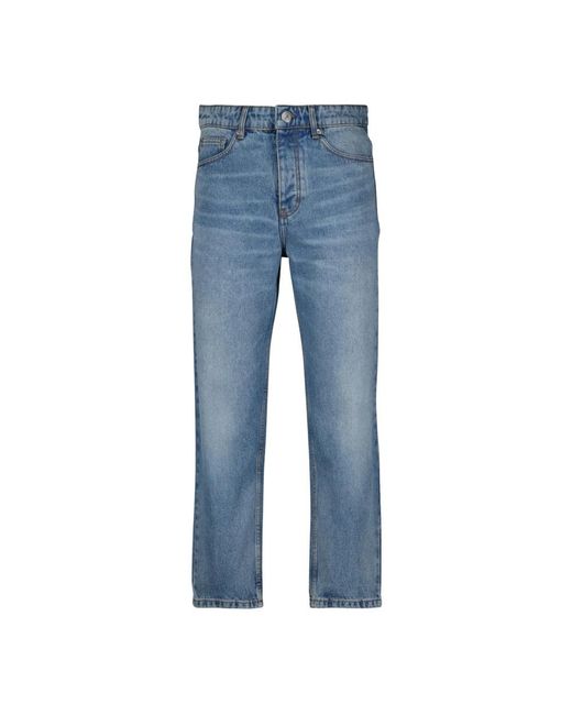 AMI Jeans ,Blauw ,Denim Straight Denim Jeans in het Blue voor heren