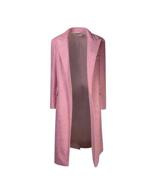Blanca Vita Pink Single-Breasted Coats