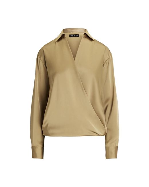 Ralph Lauren Natural Jaylah langarmbluse