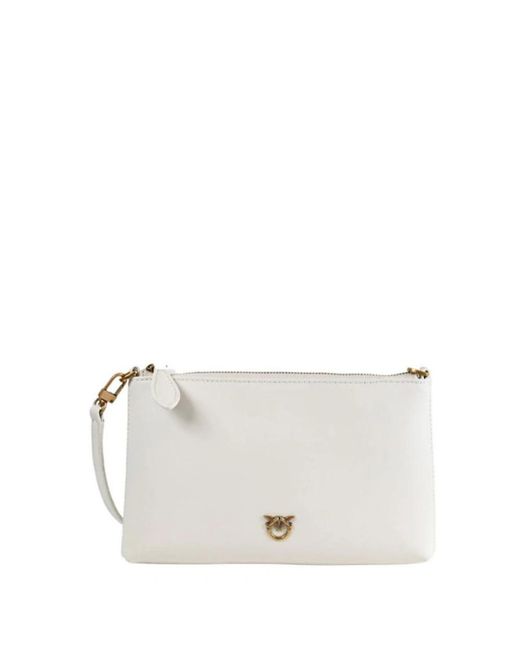 Pinko White Clutches