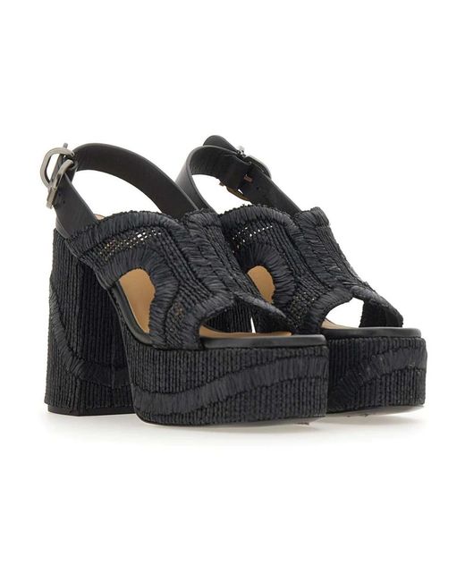 Castaner Black High Heel Sandals