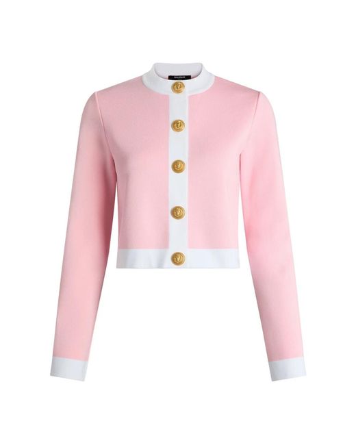 Cardigans Balmain de color Pink