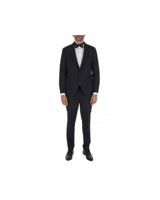 Michael Kors Black Single Breasted Suits for men