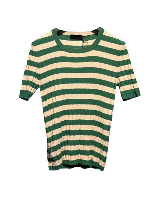 Roberto Collina Green Round-Neck Knitwear