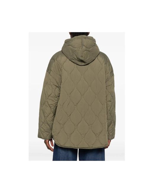 Closed Green Zwiebelsteppjacke