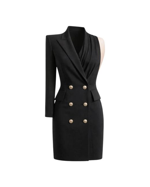 Babylon Black Shirt Dresses