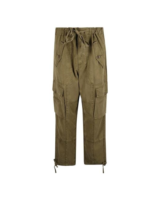 Pantaloni khaki con coulisse di Ralph Lauren in Green