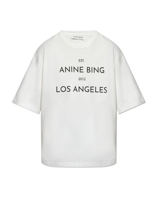Anine Bing Gray T-Shirts