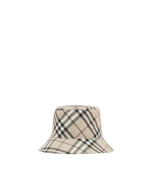 Cappello A Secchiello-Uomo di Burberry in White da Uomo