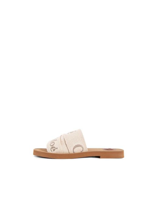 Chloé Natural Sliders