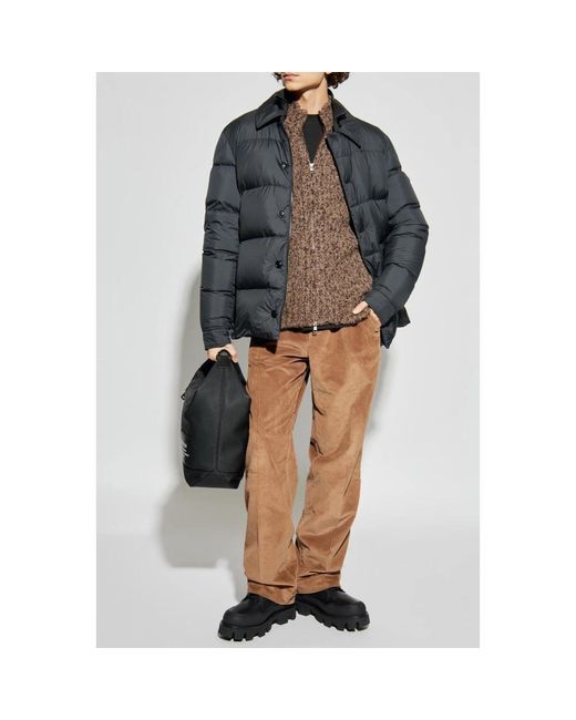 Moncler Down Jackets in het Gray voor heren