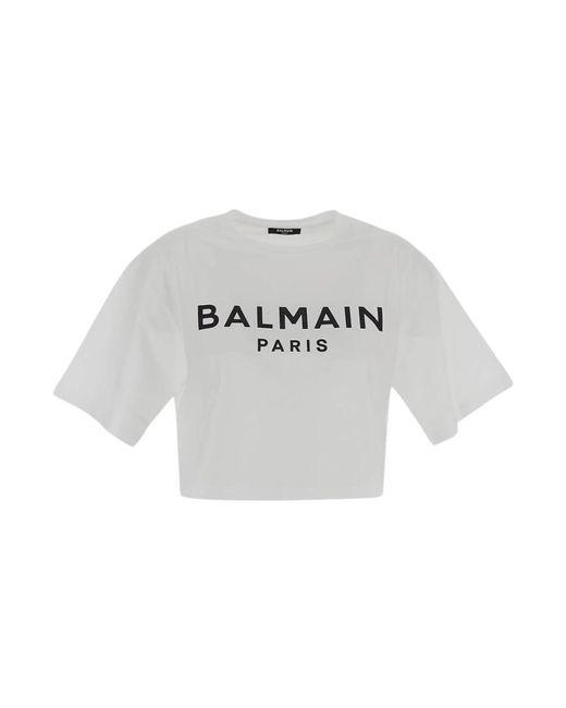 T-Shirts di Balmain in Gray