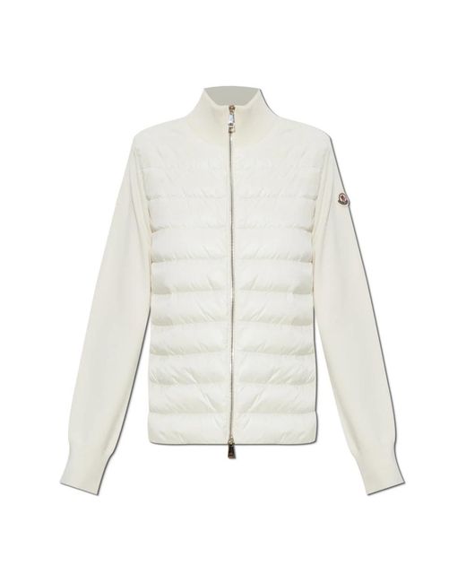 Moncler Donsjack Met Vulling in het White