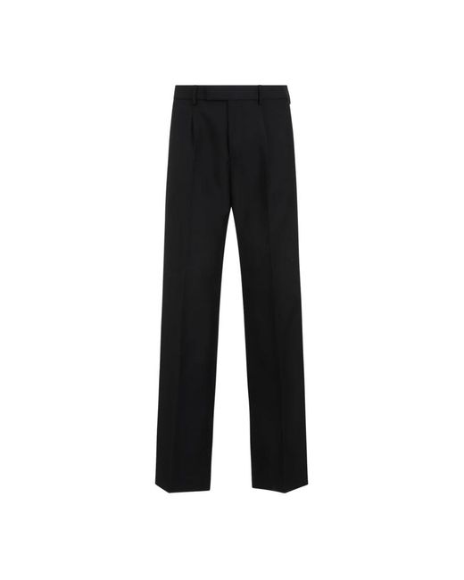Gucci Black Straight Trousers for men