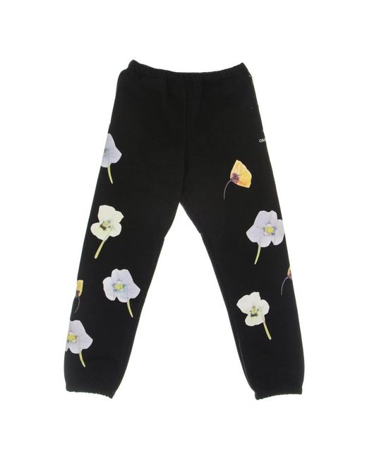 Obey Sweatpants in het Black voor heren