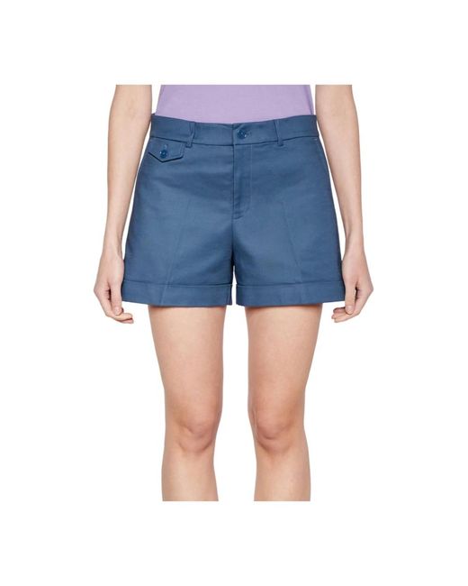 Shorts de algodón azul Ralph Lauren de color Blue