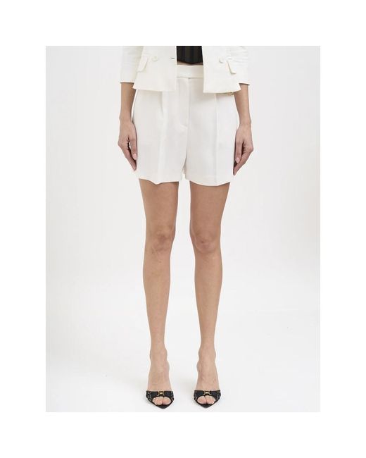 Elisabetta Franchi White Casual Shorts