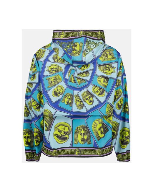 Sweatshirts & hoodies > zip-throughs Versace pour homme en coloris Green