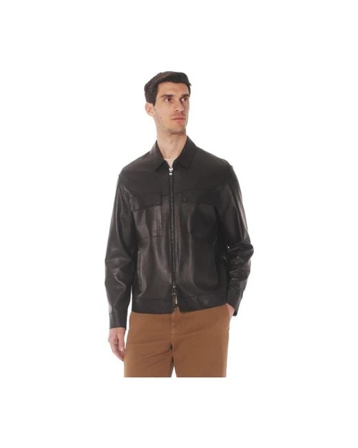 The Jack Leathers Black Leather Jackets for men