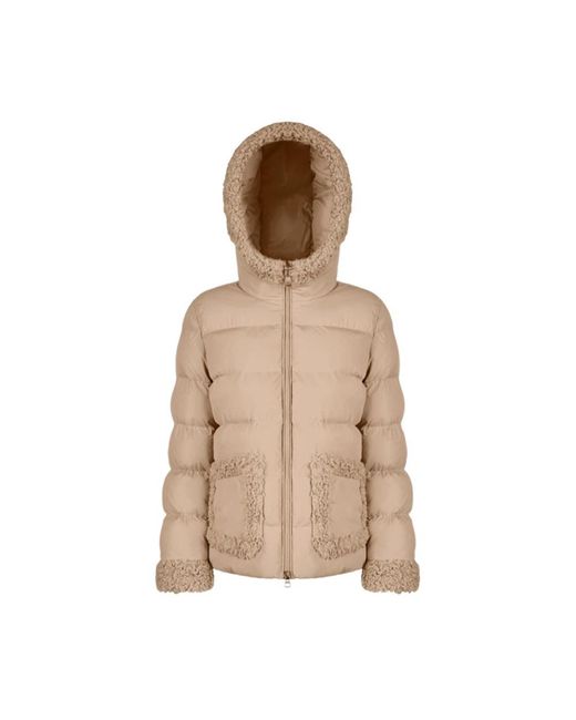 Winter Jackets Geox de color Brown