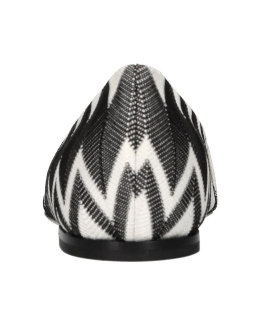 Missoni Iris Ballet Flat in het Black