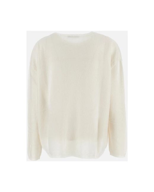 Stefano Mortari White Cashmere Knitwear