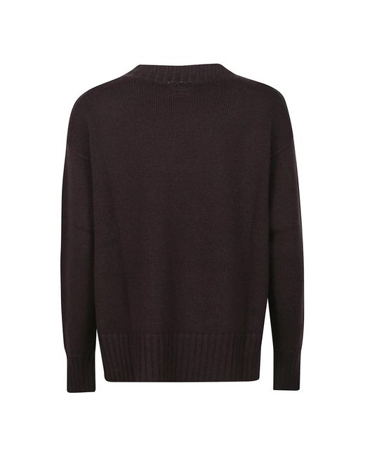 Drumohr Black Round-Neck Knitwear