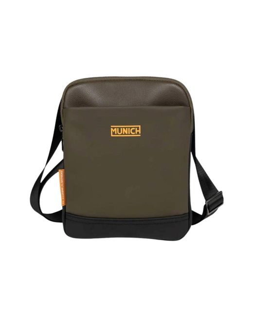 Messenger Bags di Munich in Green da Uomo