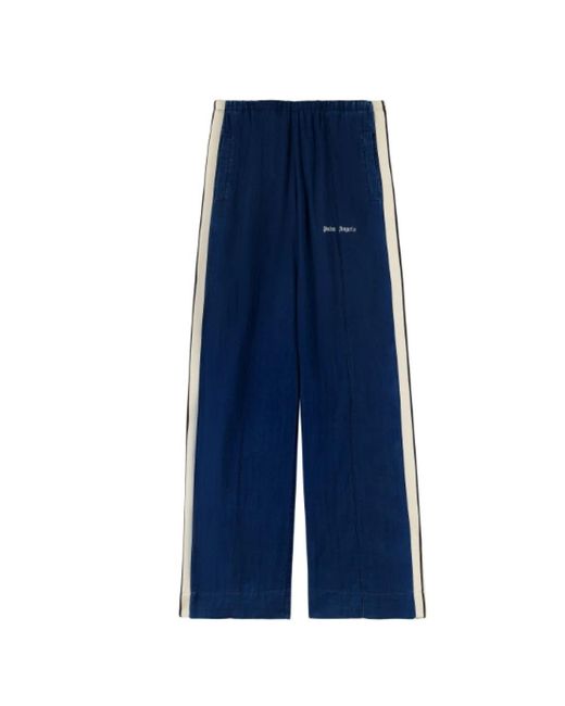 Palm Angels Blue Sweatpants