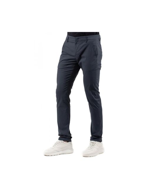 Slim-Fit Trousers Dondup pour homme en coloris Blue
