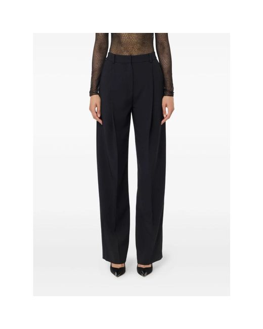 Elisabetta Franchi Black Straight Trousers