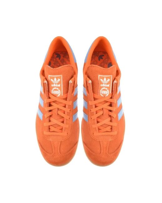 adidas Hamburg Gx7224 Collegiate Blue 47 1/3 in Orange for