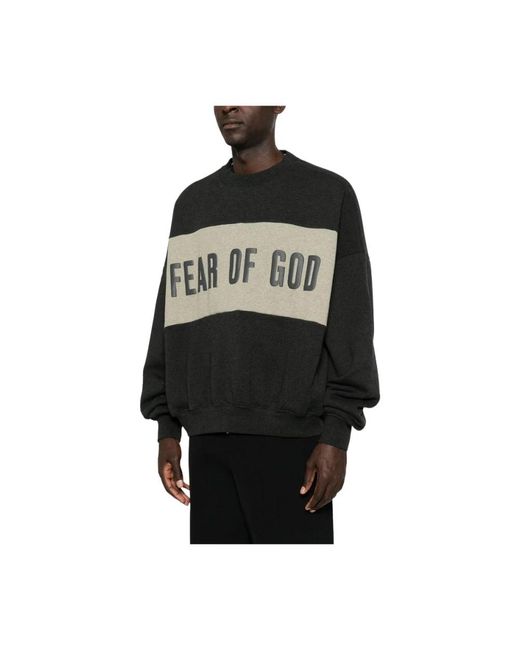 Fear Of God Black Sweatshirts for men