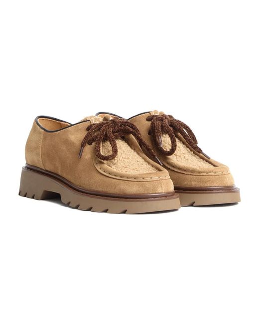 Maze Laced Shoes in het Brown