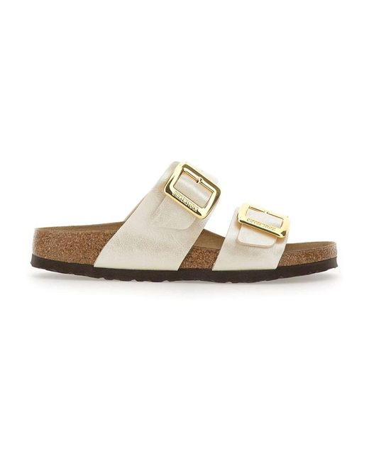 Birkenstock Metallic Sliders