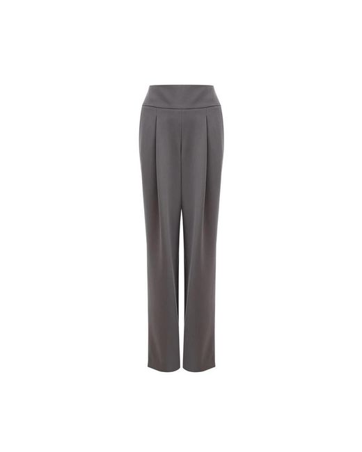 Lardini Gray Straight Trousers