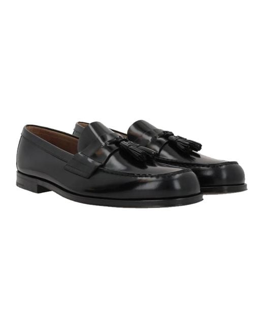 Prada Herren -Leder -Ladung in Black für Herren